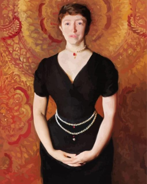 Portrait Of Isabella Stewart Gardner By Sargen paint by numbers