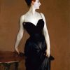 Portrait Of Madame X By Sargent paint by numbers