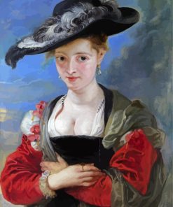 Portrait Of Susanna Lunden By Rubens paint by number