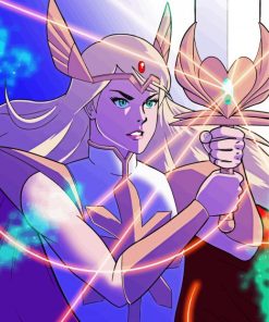 Powerful She Ra paint by numbers