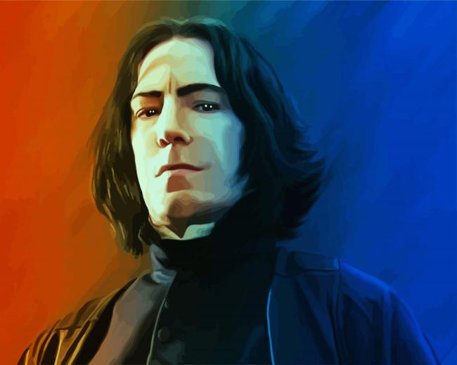 Professor Serverus Snape Art paint by numbers