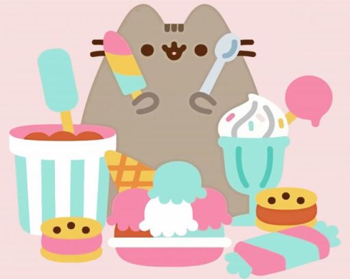 Pusheen Cat paint by number