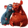 Remy And Emile Ratatouille paint by number