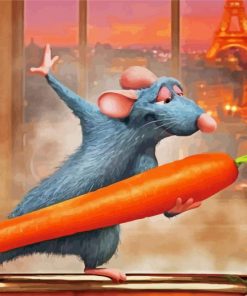 Remy Ratatouille paint by number
