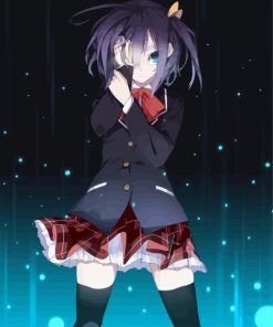 Rikka Anime Character paint by number