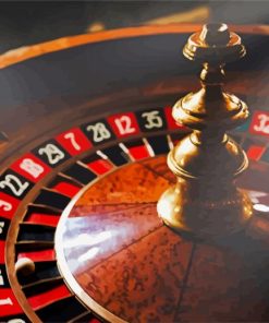 Roulette Game Casino paint by number