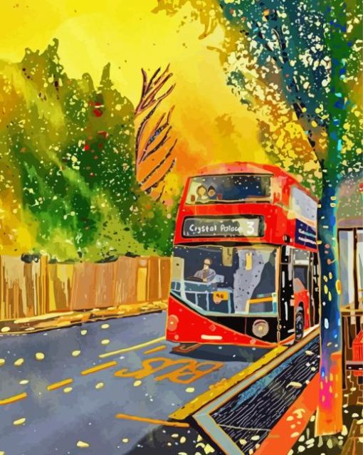 Routemaster Art paint by numbers