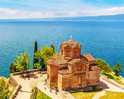 Saint John The Theologian Church Ohrid paint by number