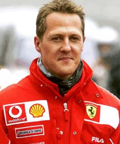 Schumacher Michael paint by numbers