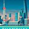 Shanghaai Poster paint by number