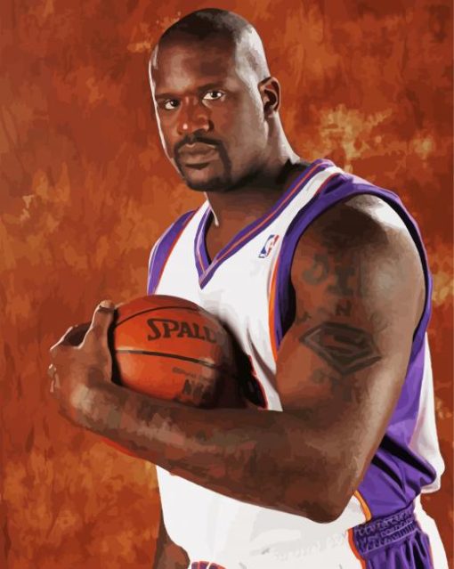 Shaq Basketball Player paint by numbers
