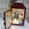 Snowy Christmas Lantern paint by number