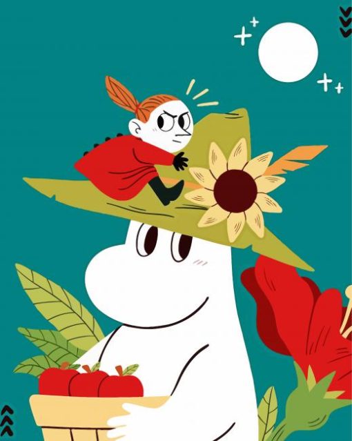 Snufkin And Moomins paint by number