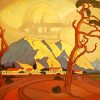 South West Africa Pierneef Art paint by number