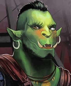 Space Orc paint by number