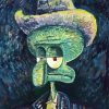Squidward Art paint by number