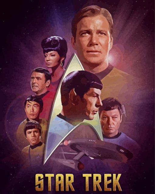 Star Trek Serie Poster paint by numbers