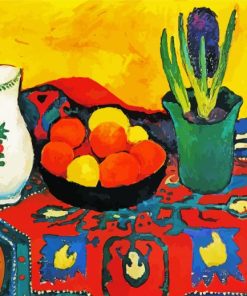 Still Life Hyacinths Carpet paint by number