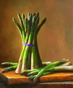 Still Life With Asparagus paint by number