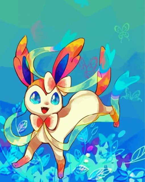 Sylveon Anime paint by numbers