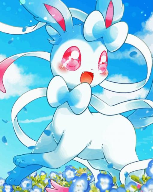 Sylveon paint by numbers