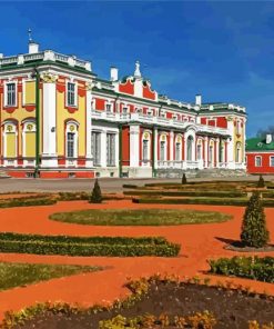 Estonia Kadriorg Palace paint by numbers
