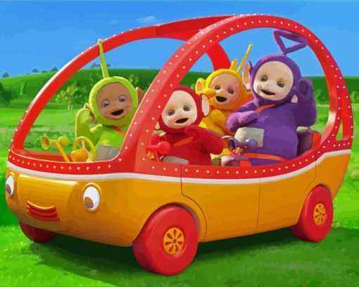 Teletubbies Anime paint by number