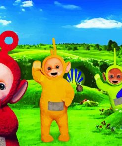 Teletubbies Characters paint by numbers