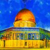 Temple Mount Jerusalem paint by number