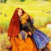The Blind Girl By John Everett Millais paint by number