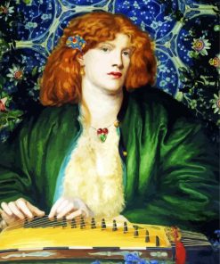 The Blue Bower By Rossetti paint by numbers