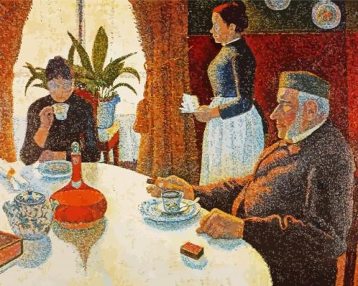 The Dining Room Signac Art paint by number