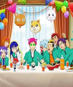 The Disastrous Life Of Saiki K paint by numbers