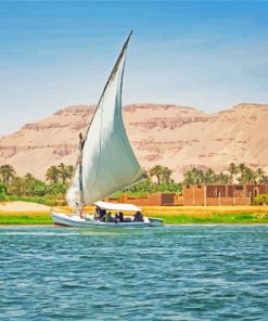 The Nile River Egypt paint by numbers