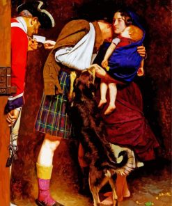 The Order Of Release By John Everett Millais paint by number