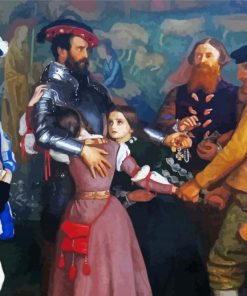 The Ransom By John Everett Millais paint by number