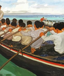 The Rowers Art paint by numbers