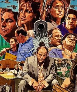 The Sopranos Drama Serie paint by numbers