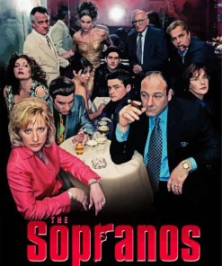 The Sopranos Poster paint by numbers