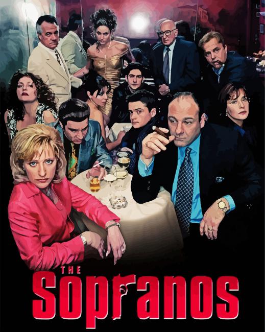 The Sopranos Poster paint by numbers