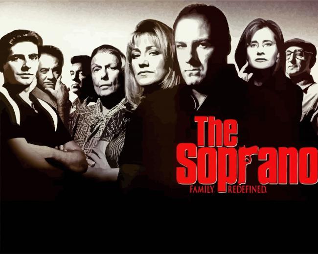 The Sopranos Serie paint by numbers