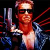 The Terminator Arnold Schwarzenegger paint by number