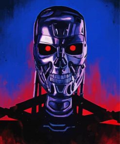 The Terminator Movie paint by numbers