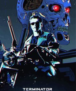 The Terminator Poster paint by number