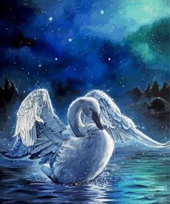 The White Swan paint by number