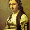 The Woman With A Pearl Corot paint by number