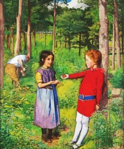 The Woodman's Daughter By John Everett Millais paint by number