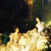 The Wyndham Sisters By Sargent paint by numbers