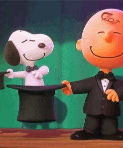 The Peanuts Movie paint by number