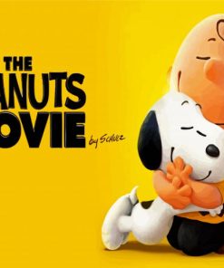 The Peanuts Movie Poster paint by number